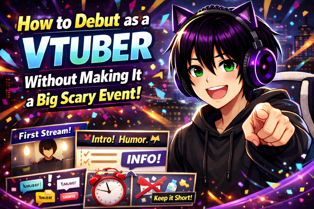 How to Debut as a Vtuber Without Making It a Big Scary Event