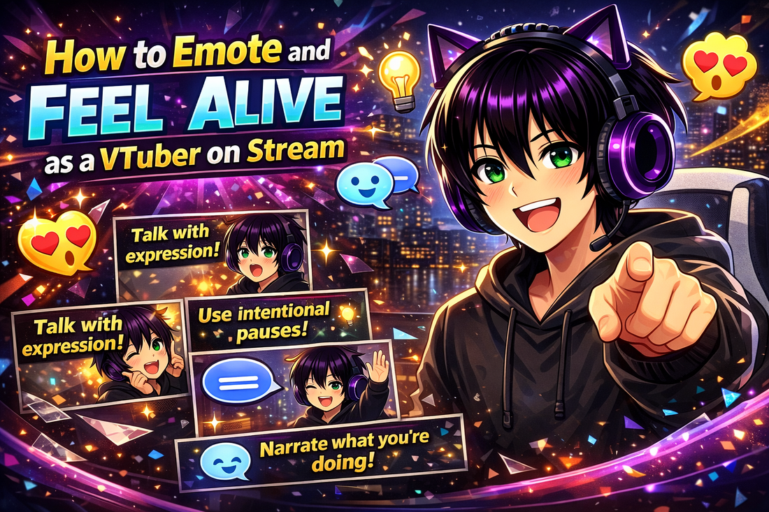 How to Emote and Feel Alive as a Vtuber on Stream